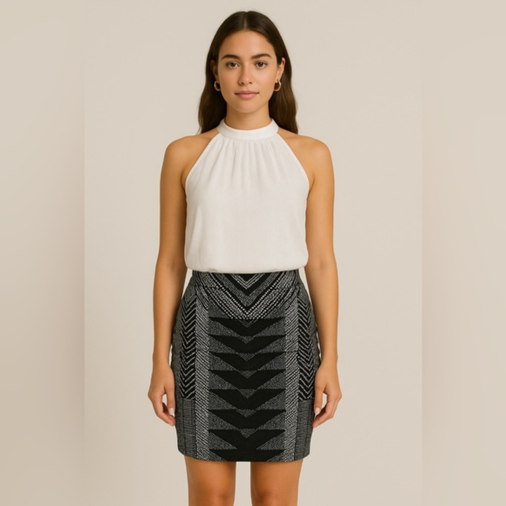 Halter Neck Two Piece Dress - Size Small